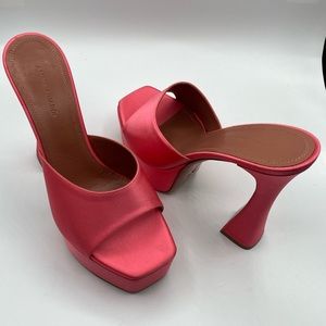 Amina Muaddi Dalida Platform Sandals
